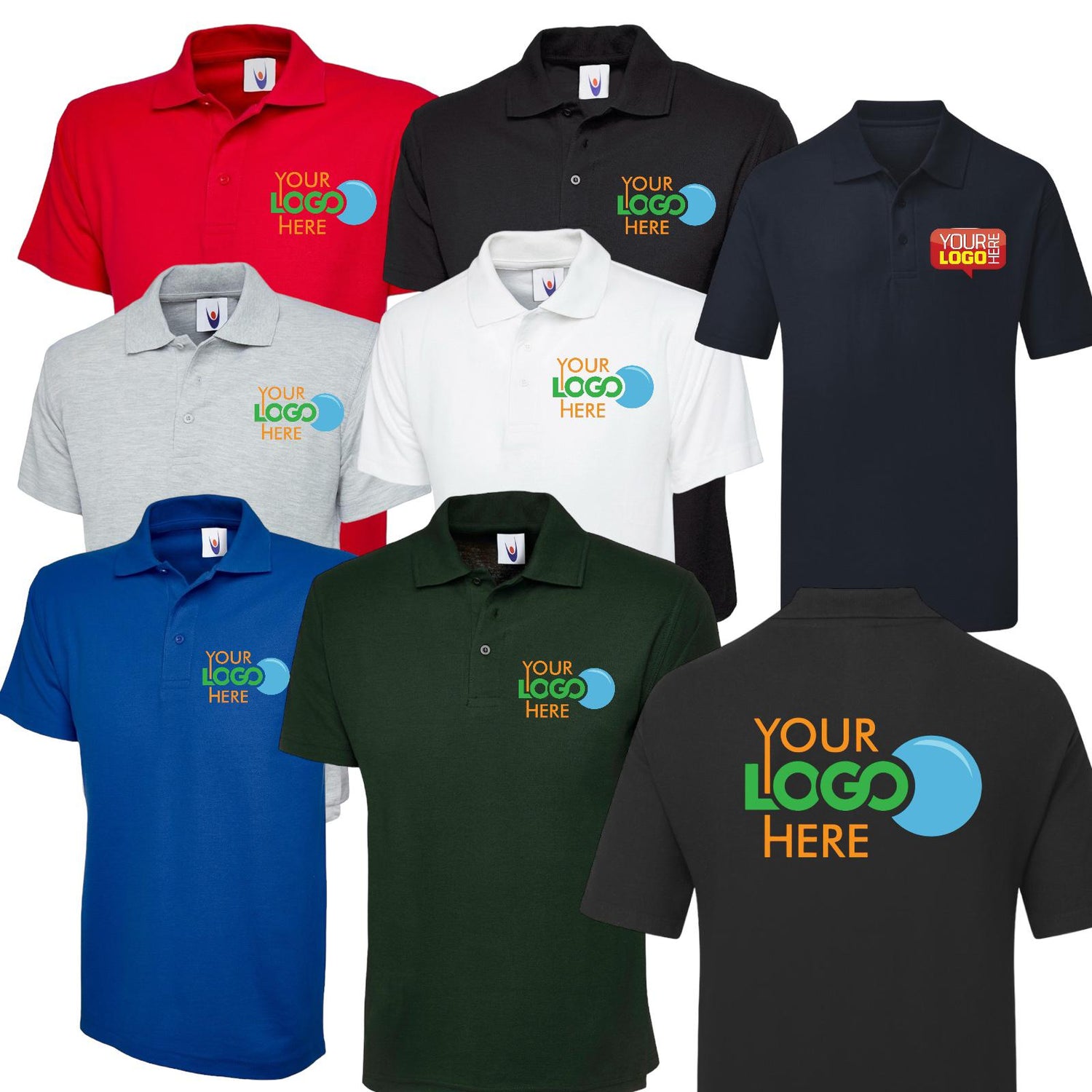 Personalised Polo Shirt – Custom Printed Polo with Your Logo or Design