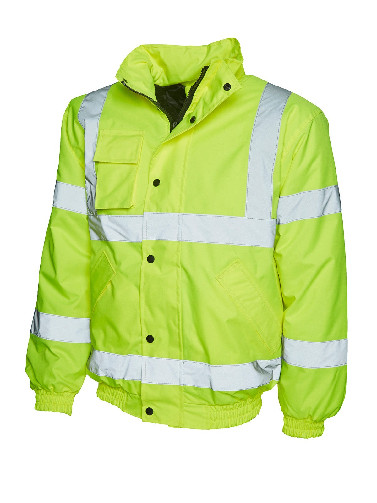 UC804 High Visibility Bomber Jacket PERSONALISED CUSTOM PRINTED