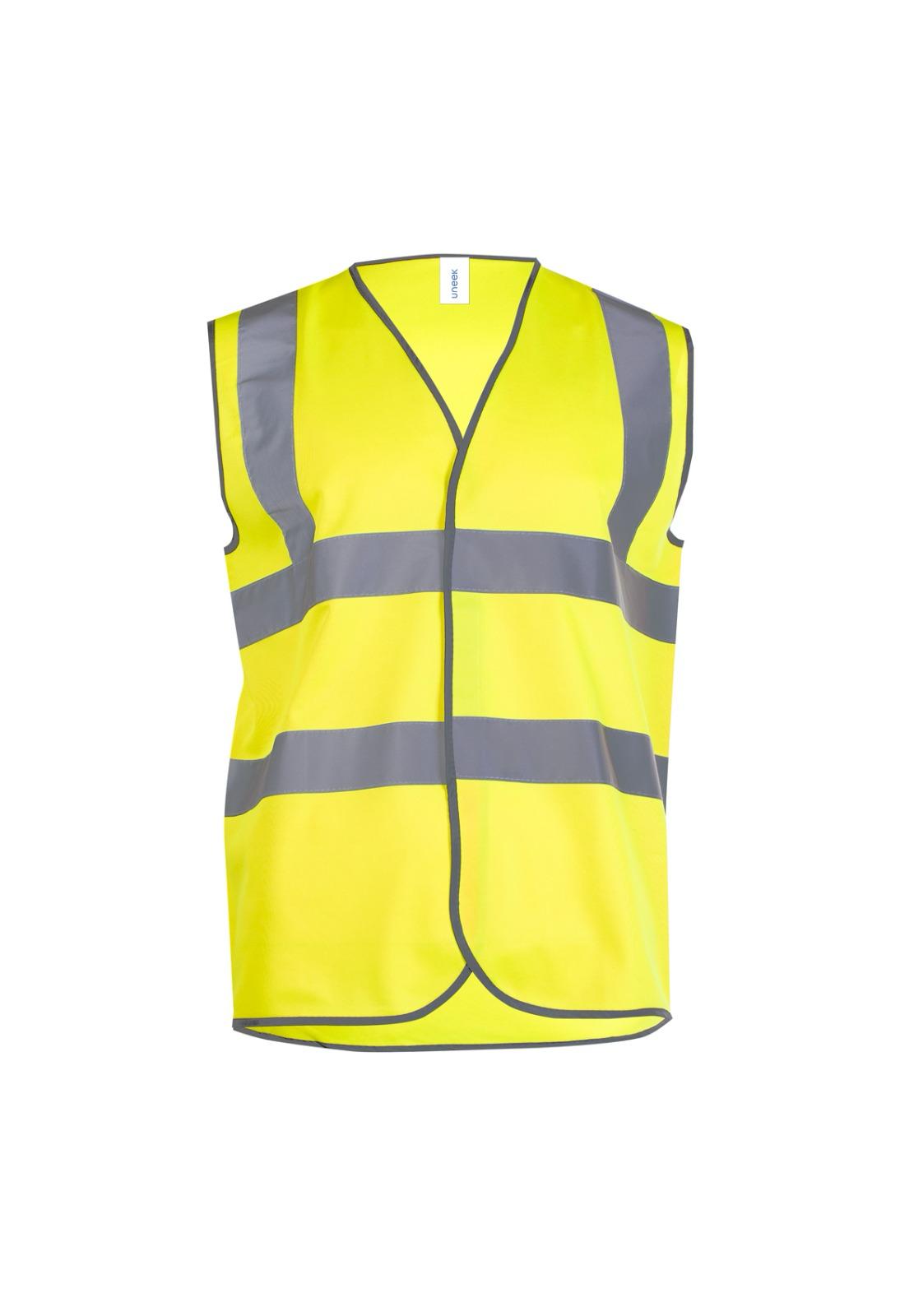 PLAIN Hi Vis Sleeveless Safety Waist Coat