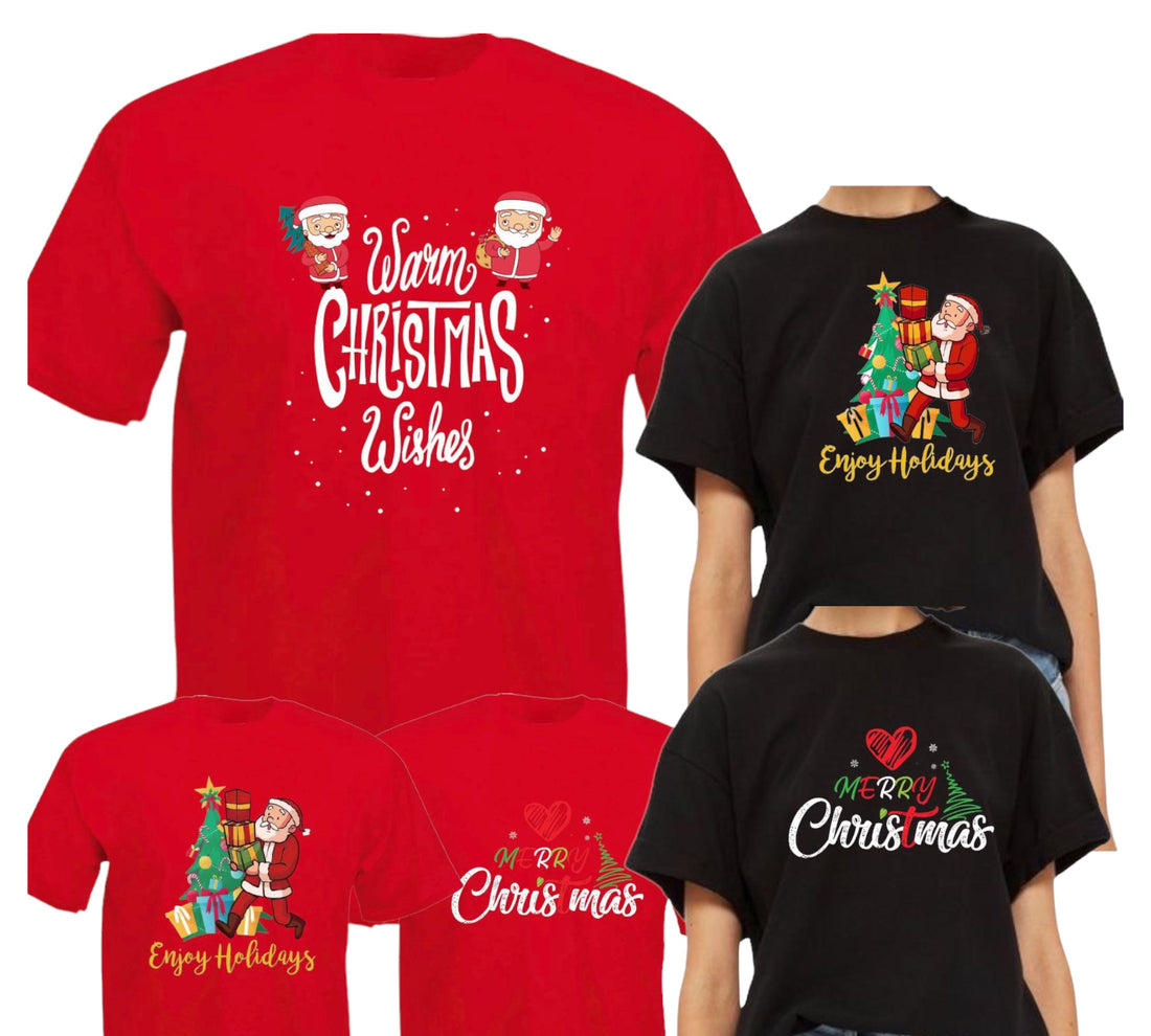 Mens Womens Adults Xmas Merry Christmas Unisex T-shirt Office Party Tee Top Gift