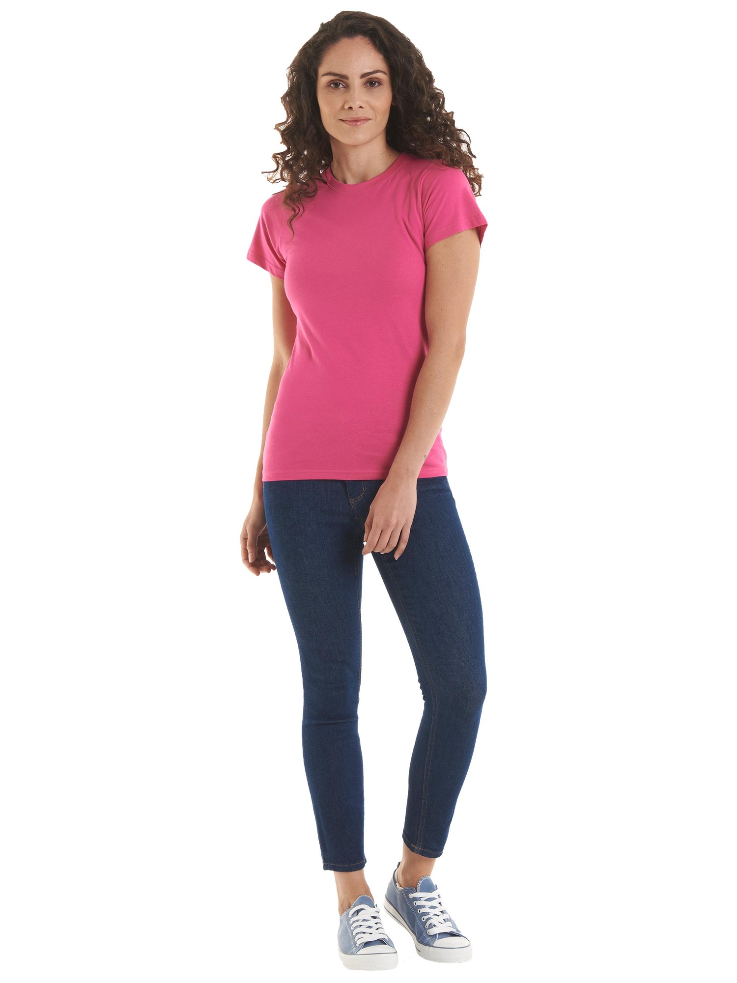 T SHIRT UC318 LADIES PLAIN