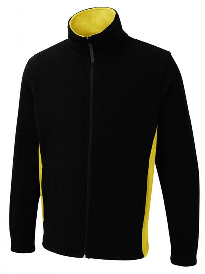 Full Zip Fleece Jacket Two Tone