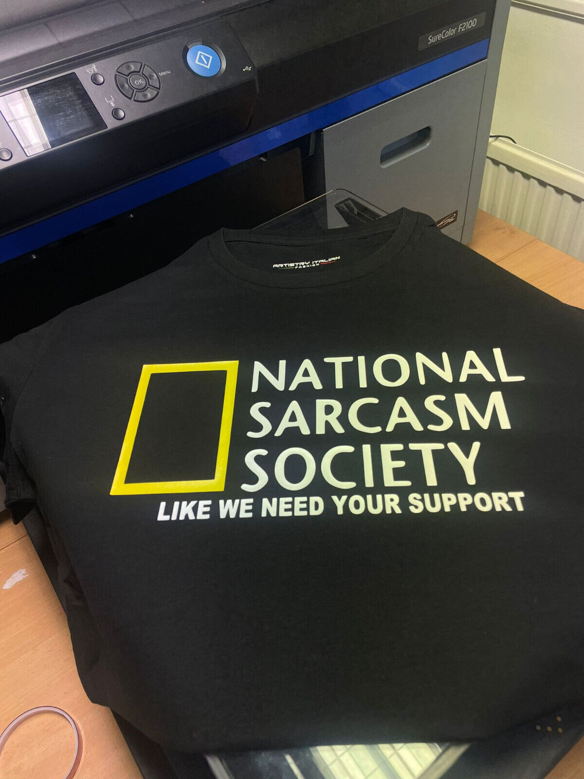 T Shirt National Sarcasm Society