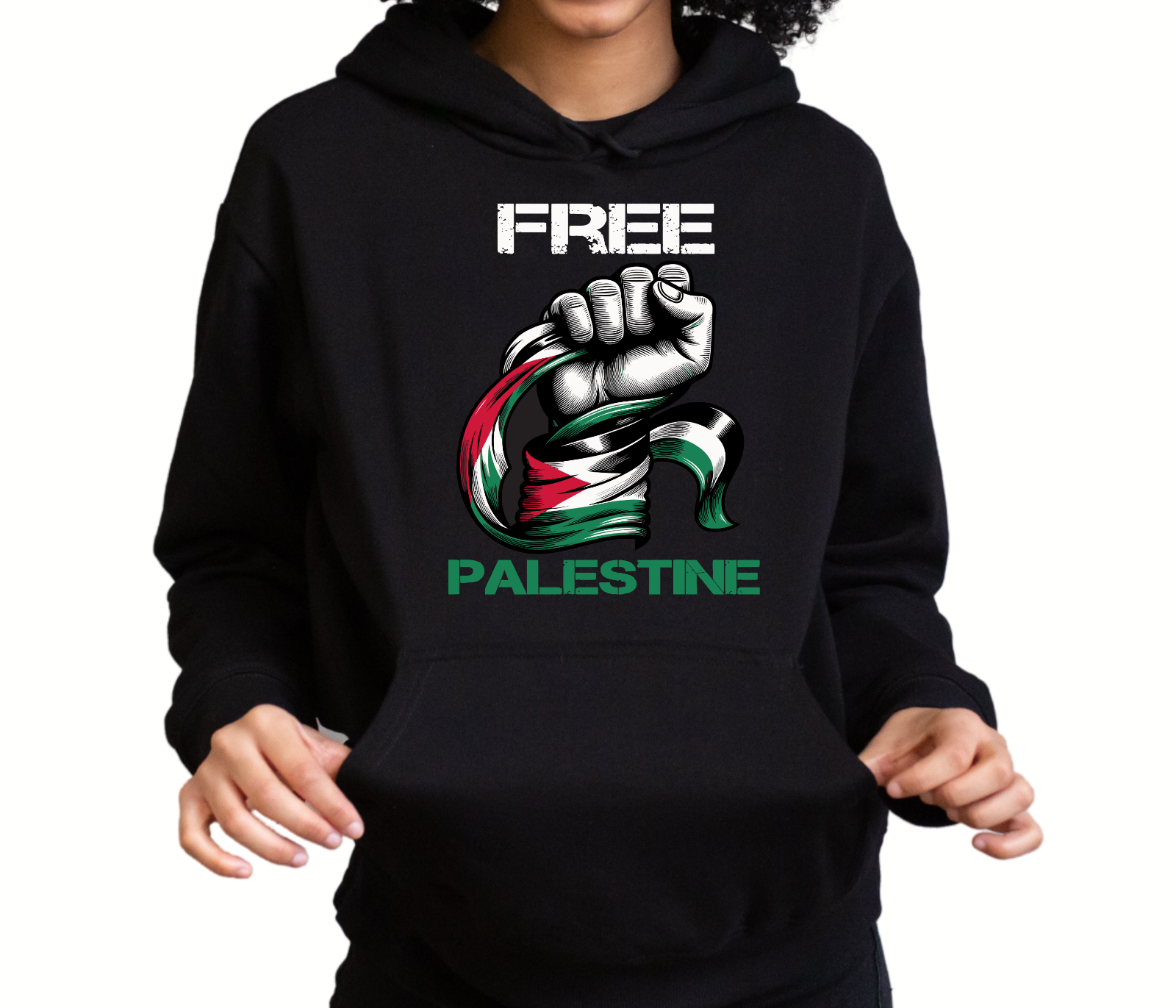 Unisex Hoodie FREE PALESTINE End Israeli Occupation Gaza Freedom Protest Jumper