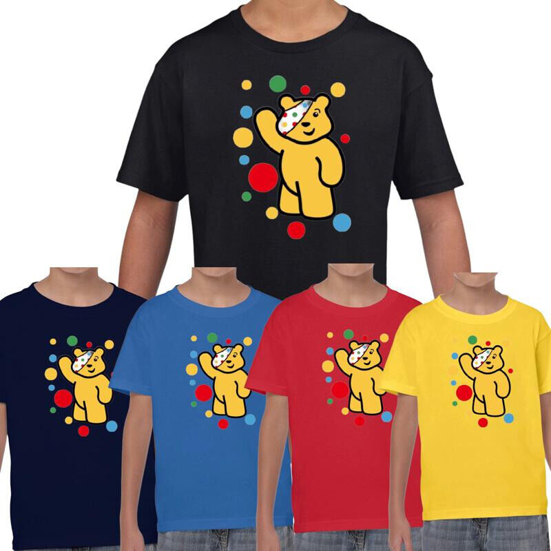 T Shirt Children In Need Kids Boys Girls