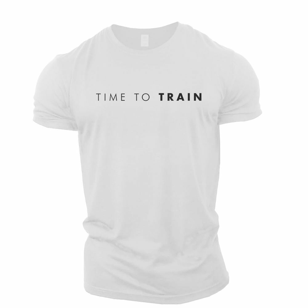 T Shirt Gym Fit Time To Train