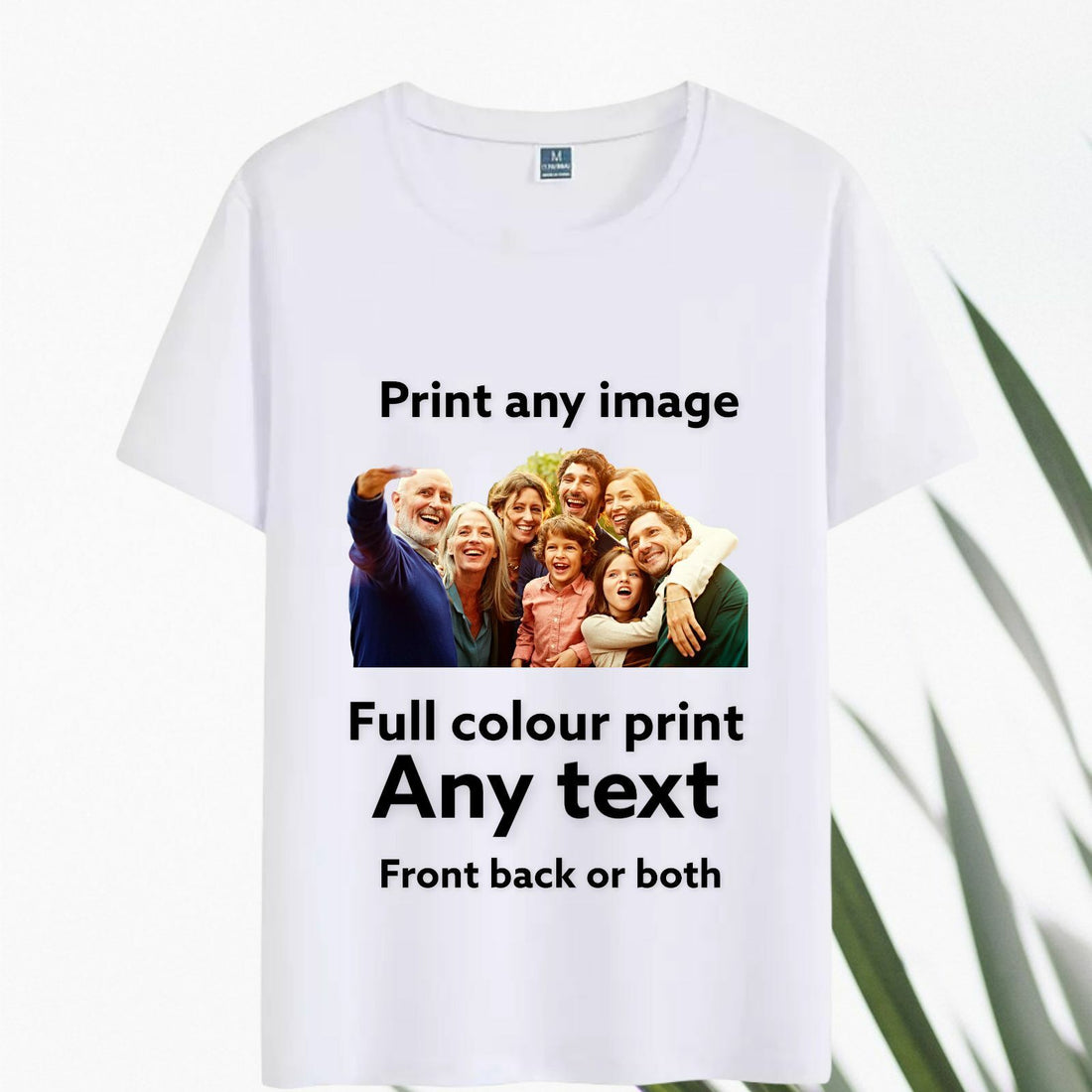 Personalised T Shirt Custom Your Photo Printed