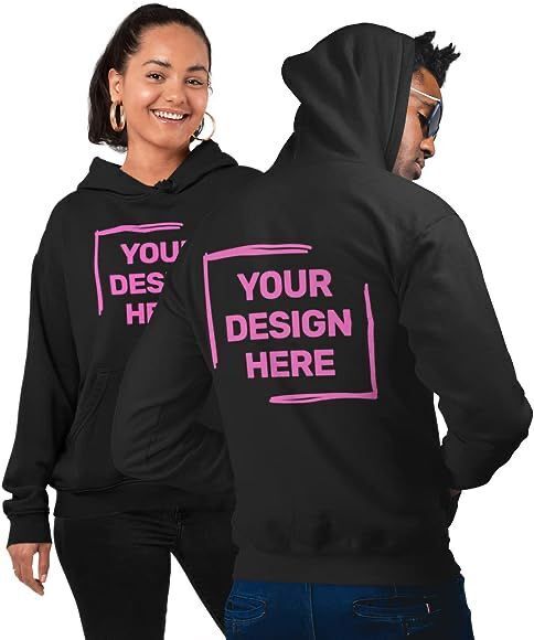 PERSONALISED CUSTOM PRINTED HOODIE Unisex