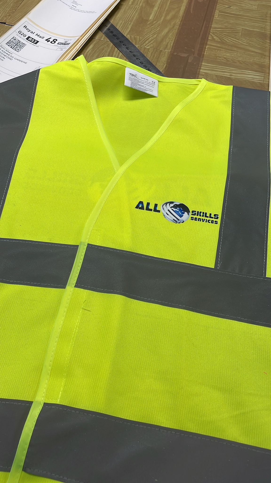 Personalised Hi vis vest