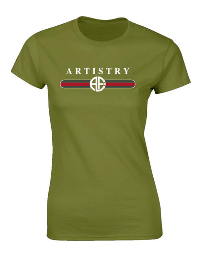 T SHIRT ARTISTRY BIG LOGO LADIES