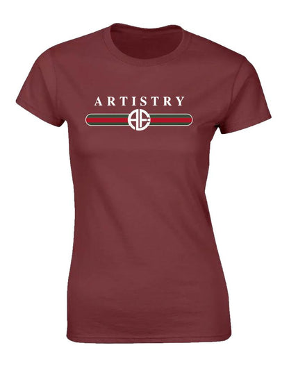 T SHIRT ARTISTRY BIG LOGO LADIES