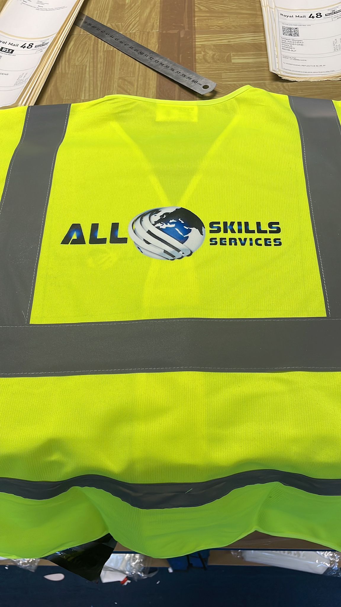 Personalised Hi vis vest