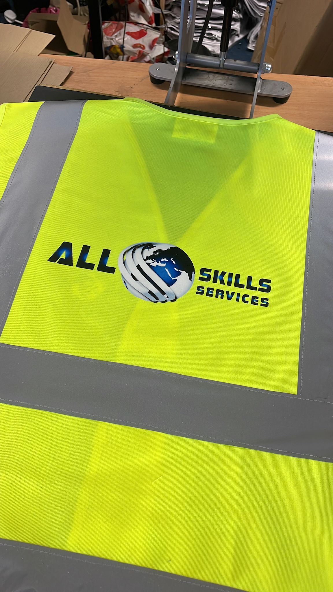 Personalised Hi vis vest